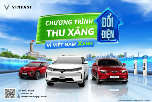 Thu xăng đổi điện VinFast