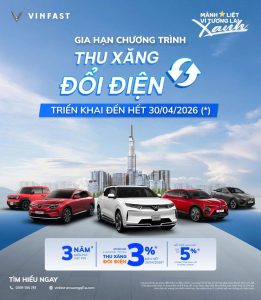 Thu xăng – Đổi điện VinFast